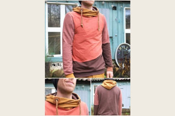 Papierschnittmuster "Männer Hoody" von Lybstes (Gr. XS - 4XL)